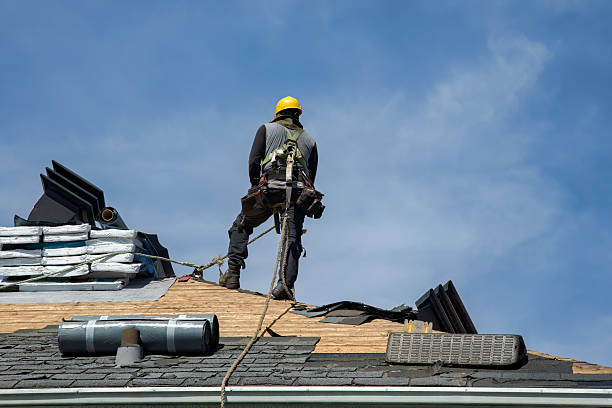 Professional Gutter Installation technician working in Luther, IA